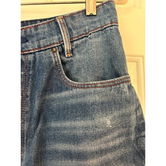 G Star Raw Original Jeans Shorts 27 Waist Button Close Snap Pocket 5 Pocket - Picture 5 of 15